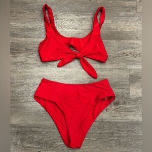 SHEIN Red Bikini Set